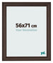 Photo Frame 56x71cm Oak Dark MDF Lazio Front Size | Yourdecoration.co.uk