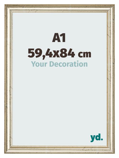 Photo Frame 59 4x84cm A1 Metallic Gloss MDF Lazio Front Size | Yourdecoration.co.uk