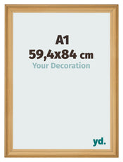 Photo Frame 59 4x84cm A1 Pine Woodgrain MDF Lazio Front Size | Yourdecoration.co.uk