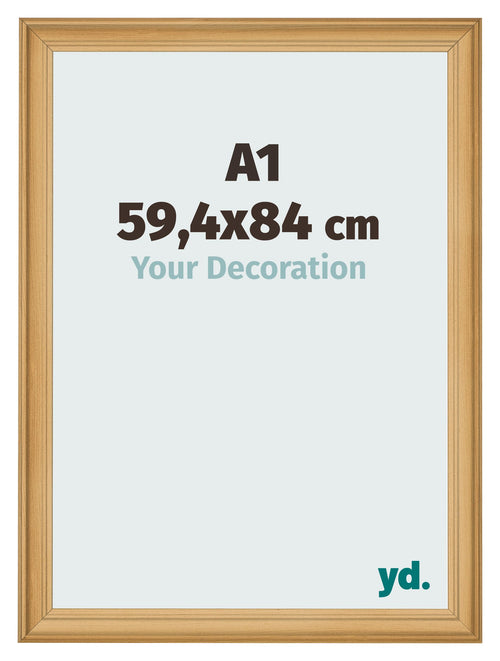 Photo Frame 59 4x84cm A1 Pine Woodgrain MDF Lazio Front Size | Yourdecoration.co.uk