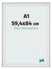 Photo Frame 59 4x84cm A1 White Swept MDF Lazio Front Size | Yourdecoration.co.uk
