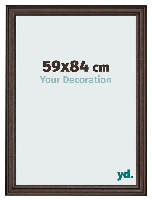 Photo Frame 59x84cm Oak Dark MDF Lazio Front Size | Yourdecoration.co.uk