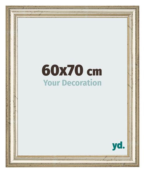 Photo Frame 60x70cm Metallic Gloss MDF Lazio Front Size | Yourdecoration.co.uk