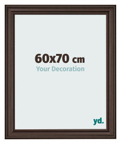 Photo Frame 60x70cm Oak Dark MDF Lazio Front Size | Yourdecoration.co.uk
