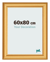 Photo Frame 60x80cm Gold Matte MDF Lazio Front Size | Yourdecoration.co.uk