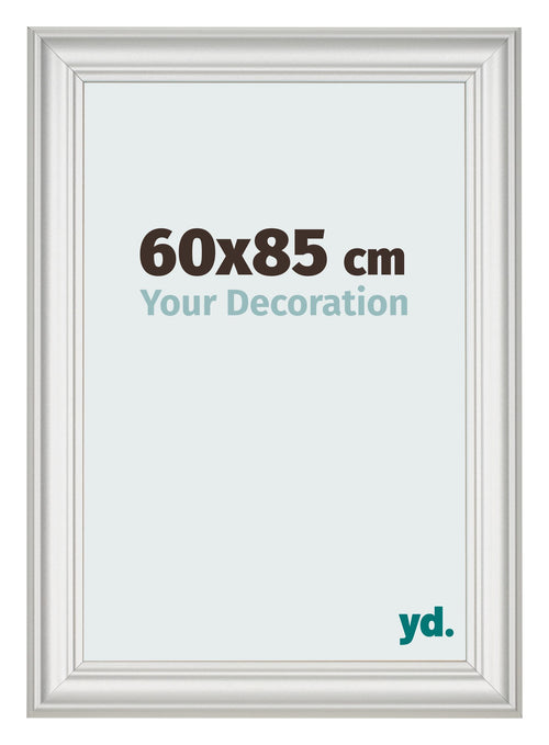 Photo Frame 60x85cm White Swept MDF Lazio Front Size | Yourdecoration.co.uk