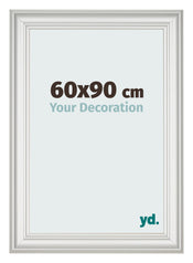 Photo Frame 60x90cm White Swept MDF Lazio Front Size | Yourdecoration.co.uk