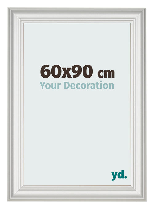 Photo Frame 60x90cm White Swept MDF Lazio Front Size | Yourdecoration.co.uk