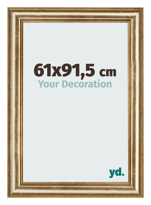 Photo Frame 61x91 5cm Gold Antique MDF Lazio Front Size | Yourdecoration.co.uk