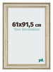 Photo Frame 61x91 5cm Metallic Gloss MDF Lazio Front Size | Yourdecoration.co.uk