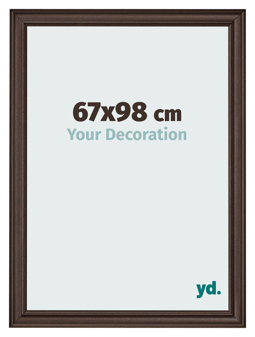 Photo Frame 67x98cm Oak Dark MDF Lazio Front Size | Yourdecoration.co.uk