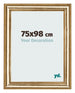 Photo Frame 75x98cm Gold Antique MDF Lazio Front Size | Yourdecoration.co.uk