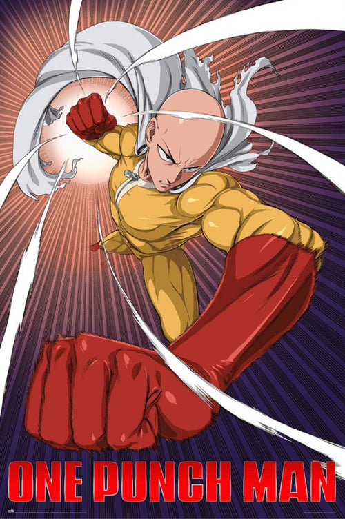 Poster One Punch Man Saitama 61x91 5cm GPE5679 | Yourdecoration.co.uk