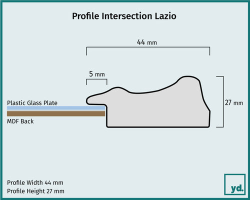 Lazio Detail Intersection Sketch | Yourdecoration.co.uk