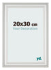 Photo Frame 20x30cm White Swept MDF Lazio Front Size | Yourdecoration.co.uk