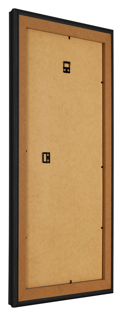 Photo Frame 20x40cm Black Woodgrain MDF Lazio Back Oblique | Yourdecoration.co.uk