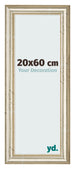 Photo Frame 20x60cm Metallic Gloss MDF Lazio Front Size | Yourdecoration.co.uk