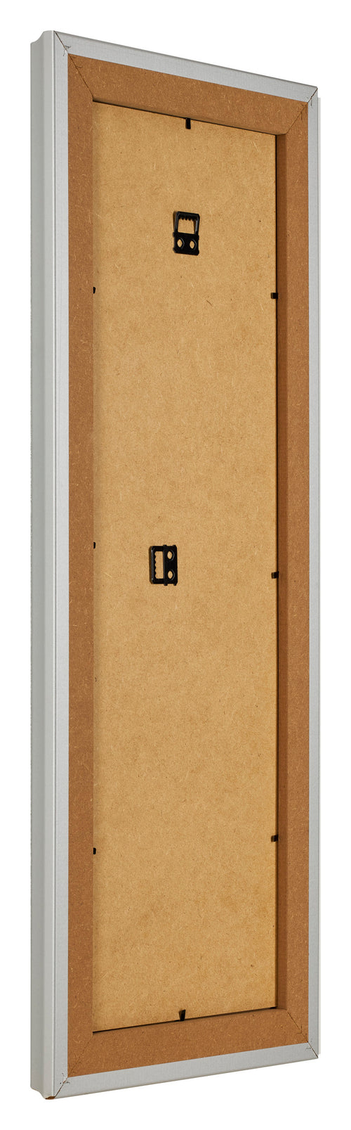 Photo Frame 20x60cm Silver Matte MDF Lazio Back Oblique | Yourdecoration.co.uk