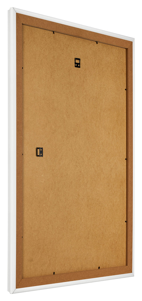 Photo Frame 21x29 7cm A4 White Swept MDF Lazio Back Oblique | Yourdecoration.co.uk