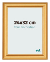 Photo Frame 24x32cm Gold Matte MDF Lazio Front Size | Yourdecoration.co.uk