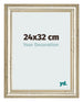 Photo Frame 24x32cm Metallic Gloss MDF Lazio Front Size | Yourdecoration.co.uk