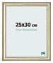 Photo Frame 25x30cm Metallic Gloss MDF Lazio Front Size | Yourdecoration.co.uk