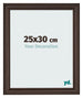 Photo Frame 25x30cm Oak Dark MDF Lazio Front Size | Yourdecoration.co.uk