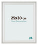 Photo Frame 25x30cm White Swept MDF Lazio Front Size | Yourdecoration.co.uk