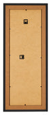 Photo Frame 25x75cm Black Woodgrain MDF Lazio Back | Yourdecoration.co.uk