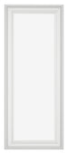 Photo Frame 25x75cm White Swept MDF Lazio Front | Yourdecoration.co.uk