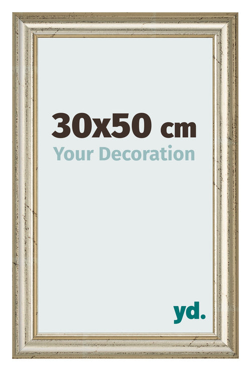 Photo Frame 30x50cm Metallic Gloss MDF Lazio Front Size | Yourdecoration.co.uk