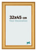 Photo Frame 32x45cm Gold Matte MDF Lazio Front Size | Yourdecoration.co.uk