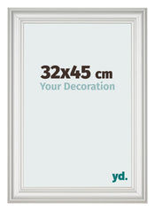 Photo Frame 32x45cm White Swept MDF Lazio Front Size | Yourdecoration.co.uk
