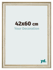 Photo Frame 42x60cm Metallic Gloss MDF Lazio Front Size | Yourdecoration.co.uk