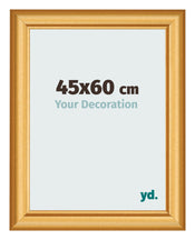 Photo Frame 45x60cm Gold Matte MDF Lazio Front Size | Yourdecoration.co.uk