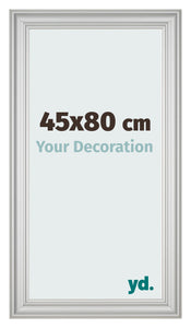 Photo Frame 45x80cm Silver Matte MDF Lazio Front Size | Yourdecoration.co.uk