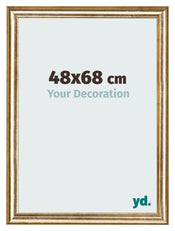 Photo Frame 48x68cm Gold Antique MDF Lazio Front Size | Yourdecoration.co.uk