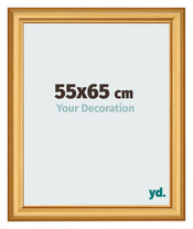 Photo Frame 55x65cm Gold Matte MDF Lazio Front Size | Yourdecoration.co.uk