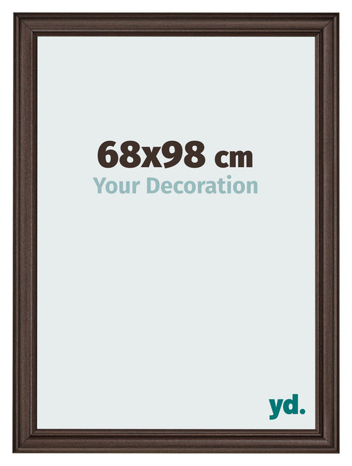 Photo Frame 68x98cm Oak Dark MDF Lazio Front Size | Yourdecoration.co.uk