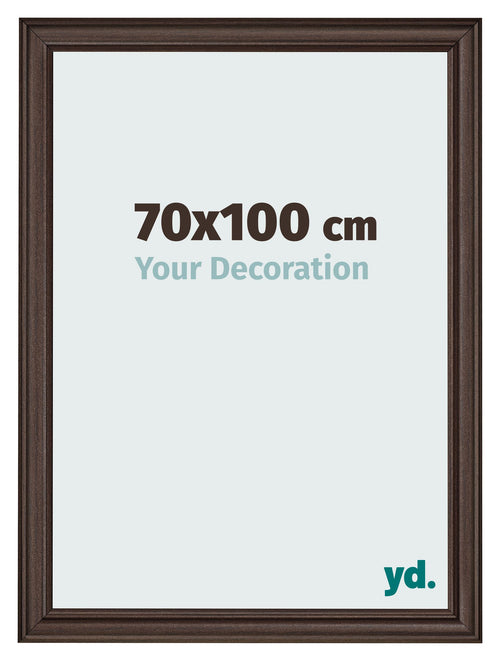 Photo Frame 70x100cm Oak Dark MDF Lazio Front Size | Yourdecoration.co.uk