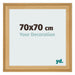 Photo Frame 70x70cm Pine Woodgrain MDF Lazio Front Size | Yourdecoration.co.uk