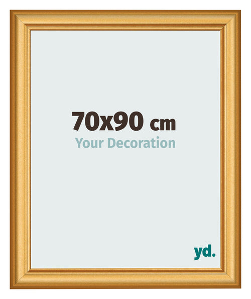 Photo Frame 70x90cm Gold Matte MDF Lazio Front Size | Yourdecoration.co.uk