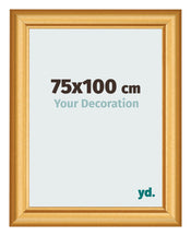 Photo Frame 75x100cm Gold Matte MDF Lazio Front Size | Yourdecoration.co.uk