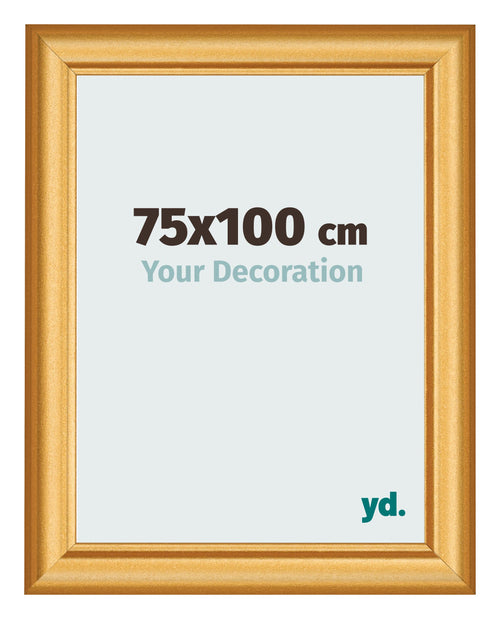 Photo Frame 75x100cm Gold Matte MDF Lazio Front Size | Yourdecoration.co.uk