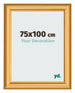Photo Frame 75x100cm Gold Matte MDF Lazio Front Size | Yourdecoration.co.uk