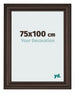 Photo Frame 75x100cm Oak Dark MDF Lazio Front Size | Yourdecoration.co.uk