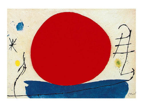 Joan Miro Senzo titolo, 1967 Art Print 80x60cm | Yourdecoration.co.uk