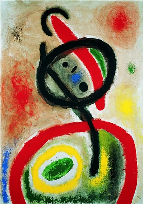 Joan Miro Femme III Art Print 60x80cm | Yourdecoration.co.uk