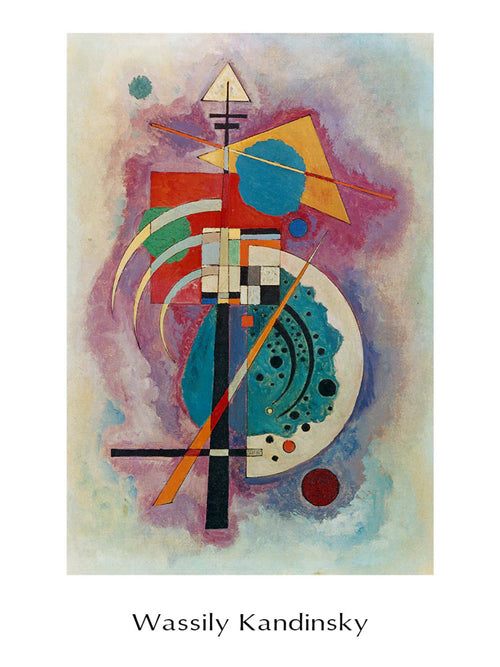 Wassily Kandinsky Hommage a Grohmann Art Print 60x80cm | Yourdecoration.co.uk