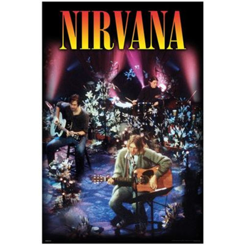 Poster Nirvana Unplugged 61x91 5cm PAS2329 | Yourdecoration.co.uk